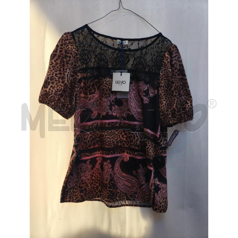 CAMICIA DONNA LIU JO MACULATA SOPRA PIZZO  | Mercatino dell'Usato Volpago del montello 1