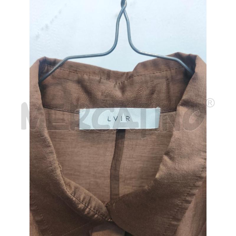 CAMICIA DONNA LVIR MARRONE  | Mercatino dell'Usato Volpago del montello 2