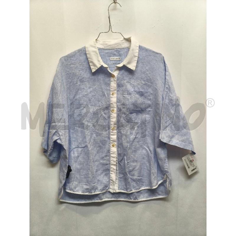 CAMICIA DONNA MATTEW GOODMAN QUADRETTI BIANCO AZZURRO  | Mercatino dell'Usato Volpago del montello 1