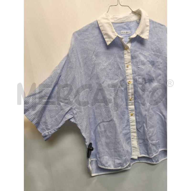 CAMICIA DONNA MATTEW GOODMAN QUADRETTI BIANCO AZZURRO  | Mercatino dell'Usato Volpago del montello 3