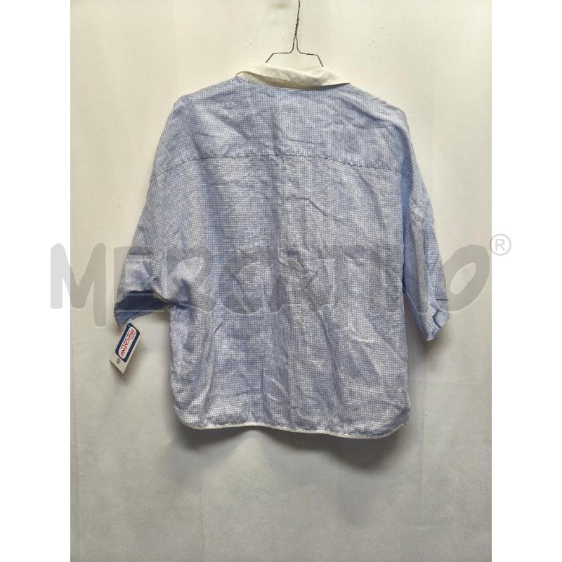 CAMICIA DONNA MATTEW GOODMAN QUADRETTI BIANCO AZZURRO  | Mercatino dell'Usato Volpago del montello 4
