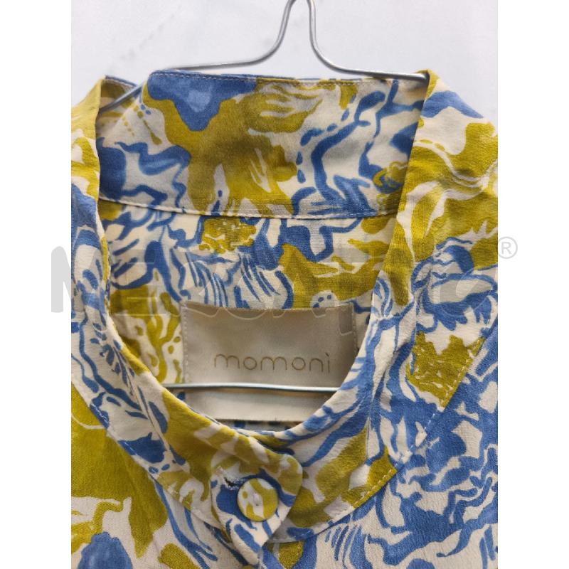 CAMICIA DONNA MOMONI FIORI BLU VERDE  | Mercatino dell'Usato Volpago del montello 2