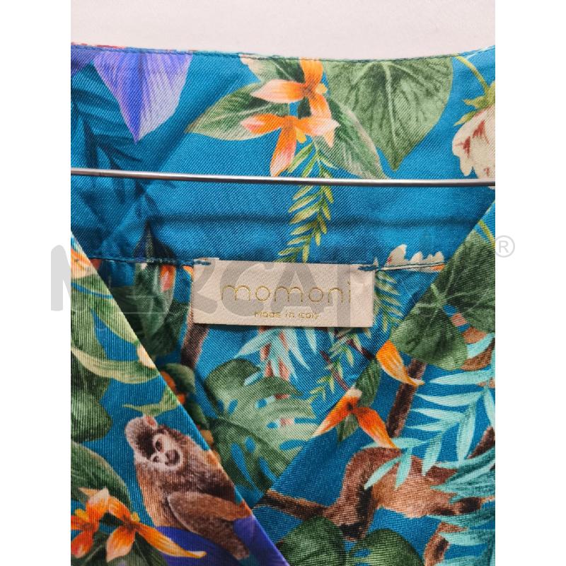CAMICIA DONNA MOMONI %100 SETA FIORI | Mercatino dell'Usato Volpago del montello 2