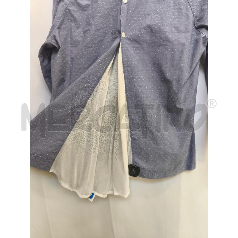 CAMICIA DONNA NANA AZZURA PUA BIANCO DIETRO TUL BIANCO | Mercatino dell'Usato Volpago del montello 4