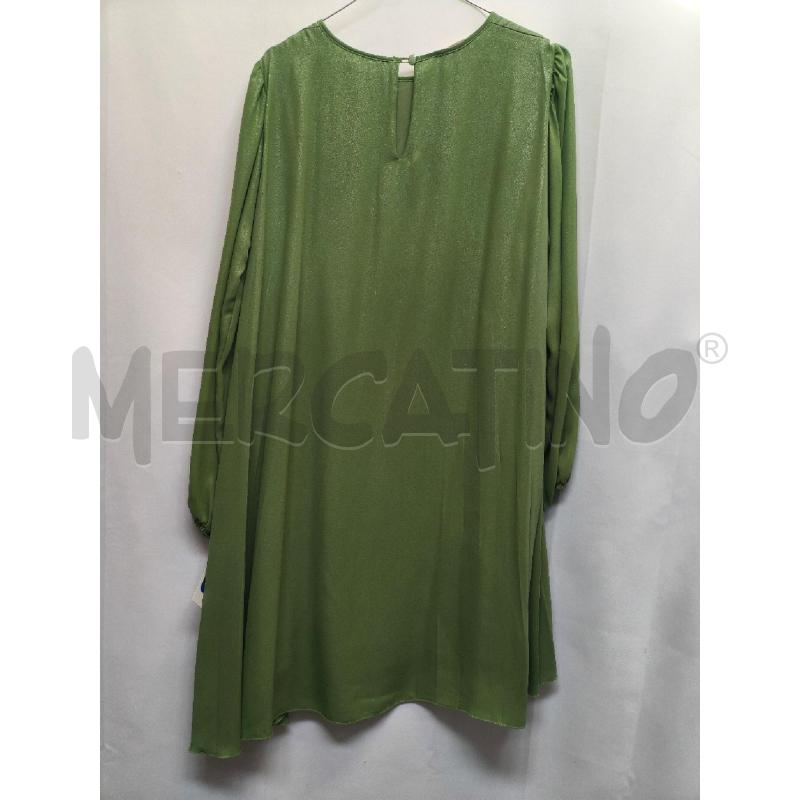 CAMICIA DONNA NANA VERDE GLITTER ARGENTATA PLISSE | Mercatino dell'Usato Volpago del montello 4