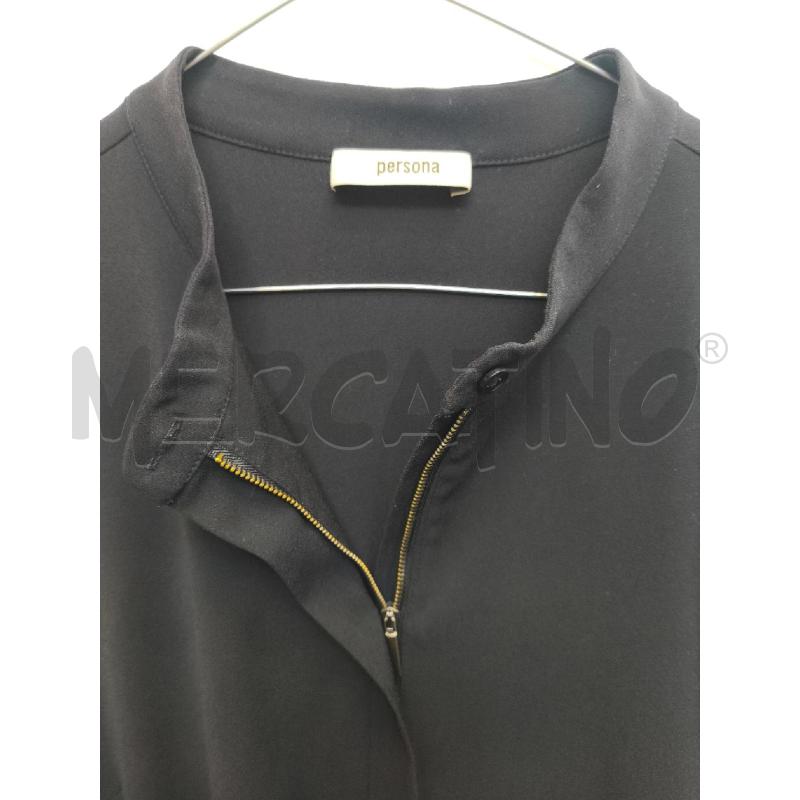 CAMICIA DONNA PERSONA NERA | Mercatino dell'Usato Volpago del montello 2