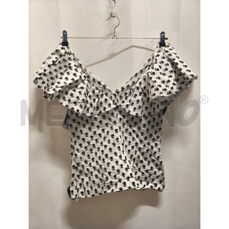 CAMICIA DONNA PHILOSOPHY BIANCO FIORI NERI  | Mercatino dell'Usato Volpago del montello 4