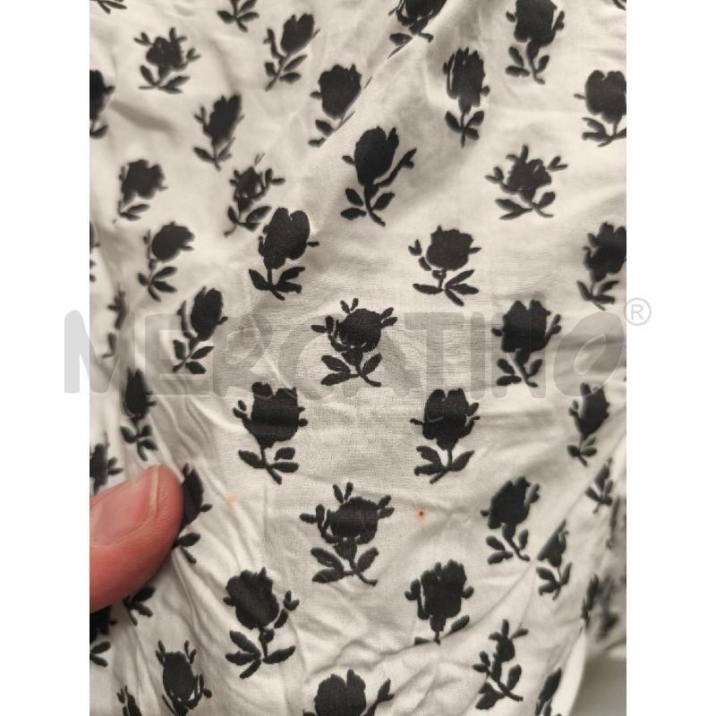CAMICIA DONNA PHILOSOPHY BIANCO FIORI NERI  | Mercatino dell'Usato Volpago del montello 5