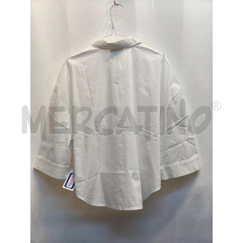 CAMICIA DONNA PRETA PORTER BIANCA  | Mercatino dell'Usato Volpago del montello 4