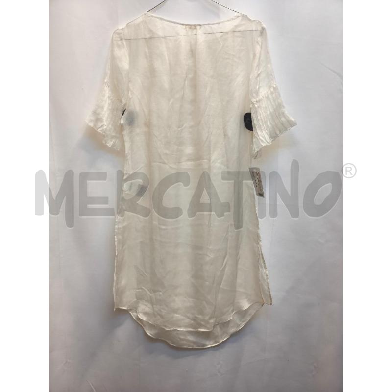 CAMICIA DONNA SCERVINO BIANCO FIORI DAVANTI  | Mercatino dell'Usato Volpago del montello 4