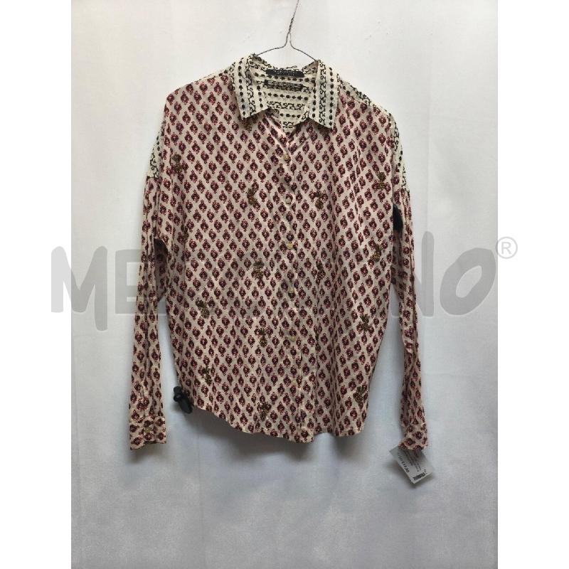 CAMICIA DONNA SCOTH SODE PANNA FIORE NERO | Mercatino dell'Usato Volpago del montello 1