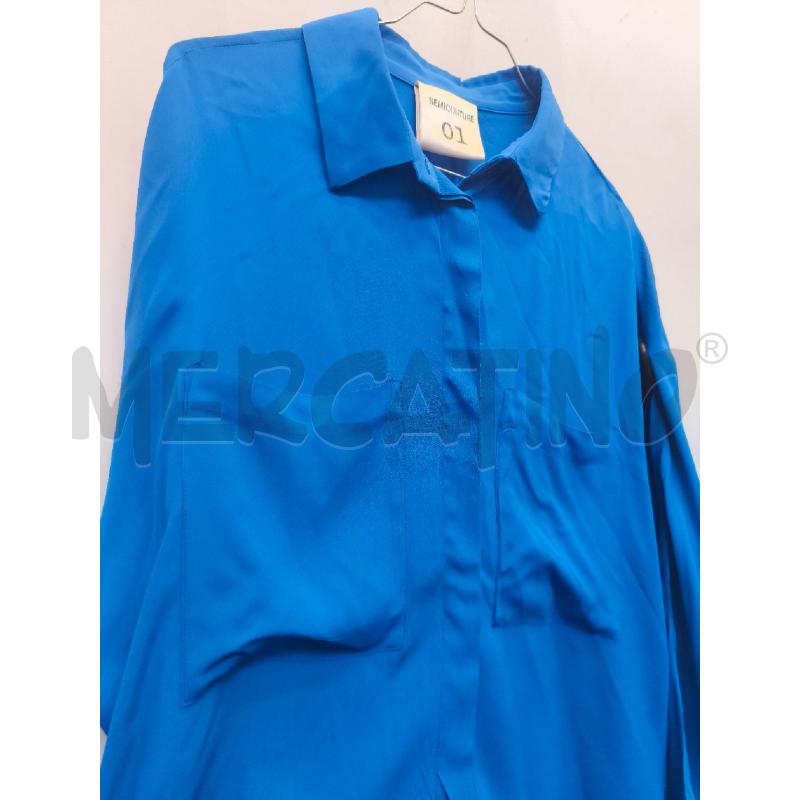 CAMICIA DONNA SEMICOUTURE BLU  | Mercatino dell'Usato Volpago del montello 3
