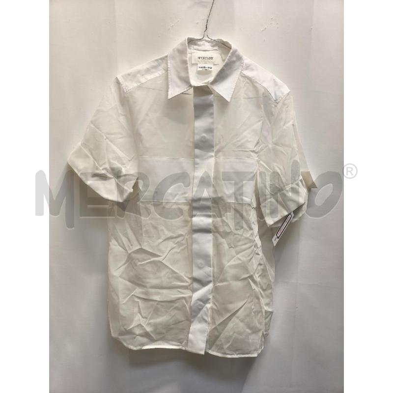 CAMICIA DONNA SPORTMAX BIANCA TRASPARENTE  | Mercatino dell'Usato Volpago del montello 1