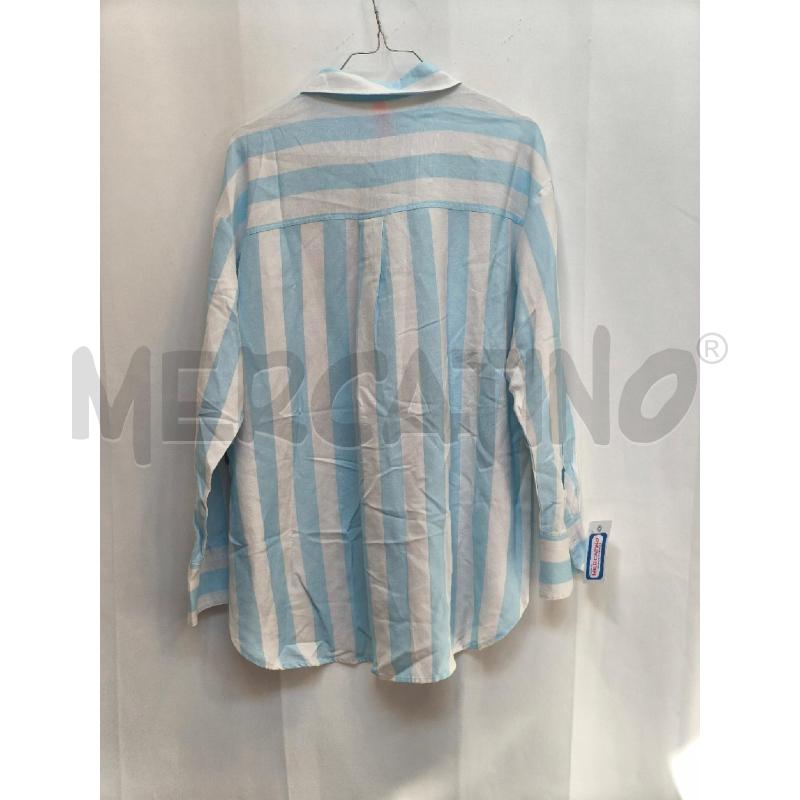 CAMICIA DONNA SUN68 RIGA AZZURRA BIANCA  | Mercatino dell'Usato Volpago del montello 4