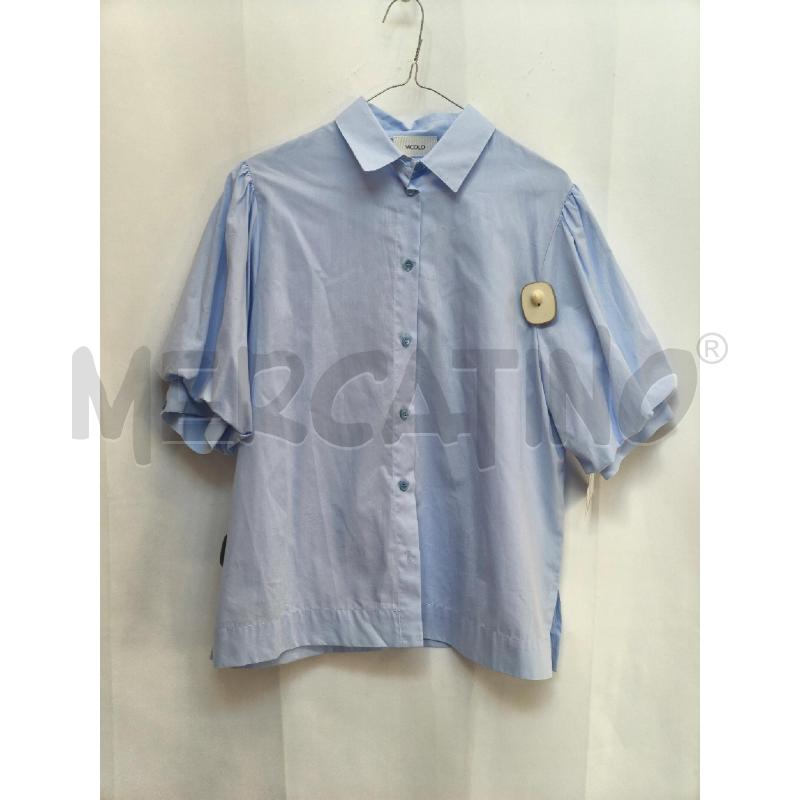 CAMICIA DONNA VICOLO AZZURRA MANICA BALZE | Mercatino dell'Usato Volpago del montello 1