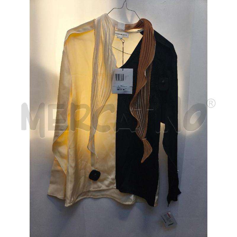 CAMICIA DONNA VICTORIA BECKHAM NERA PANNA  | Mercatino dell'Usato Volpago del montello 1