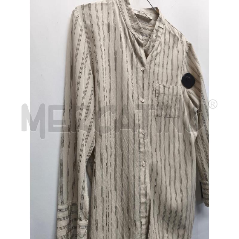CAMICIA DONNA ZARA PANNA RIGHE  | Mercatino dell'Usato Volpago del montello 3