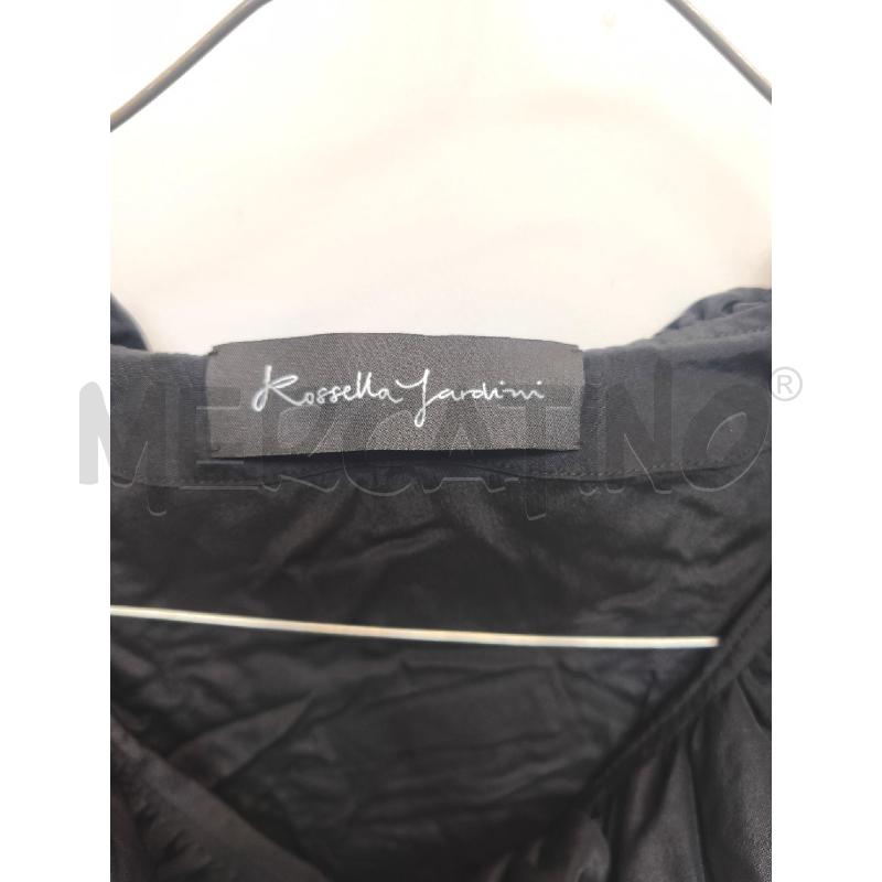 CAMICIA DONNA %100 SETA ROSSELLA JARDINI NERA  | Mercatino dell'Usato Volpago del montello 2