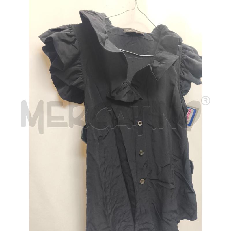 CAMICIA DONNA %100 SETA ROSSELLA JARDINI NERA  | Mercatino dell'Usato Volpago del montello 3