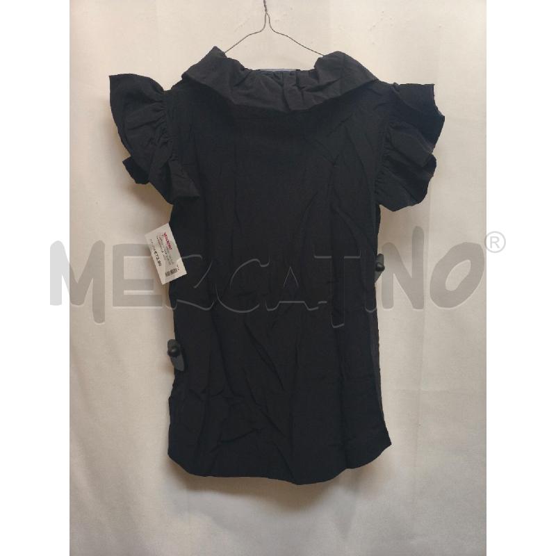 CAMICIA DONNA %100 SETA ROSSELLA JARDINI NERA  | Mercatino dell'Usato Volpago del montello 4