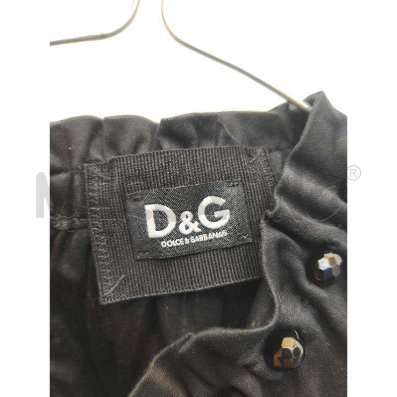 CANOTTA DONNA D&G NERO GIROCOLO PERLE NERE | Mercatino dell'Usato Volpago del montello 4