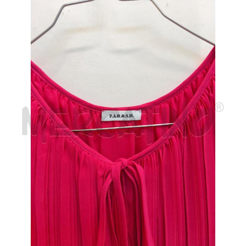 CANOTTA DONNA PAROSH ROSA PLISETATA | Mercatino dell'Usato Volpago del montello 2