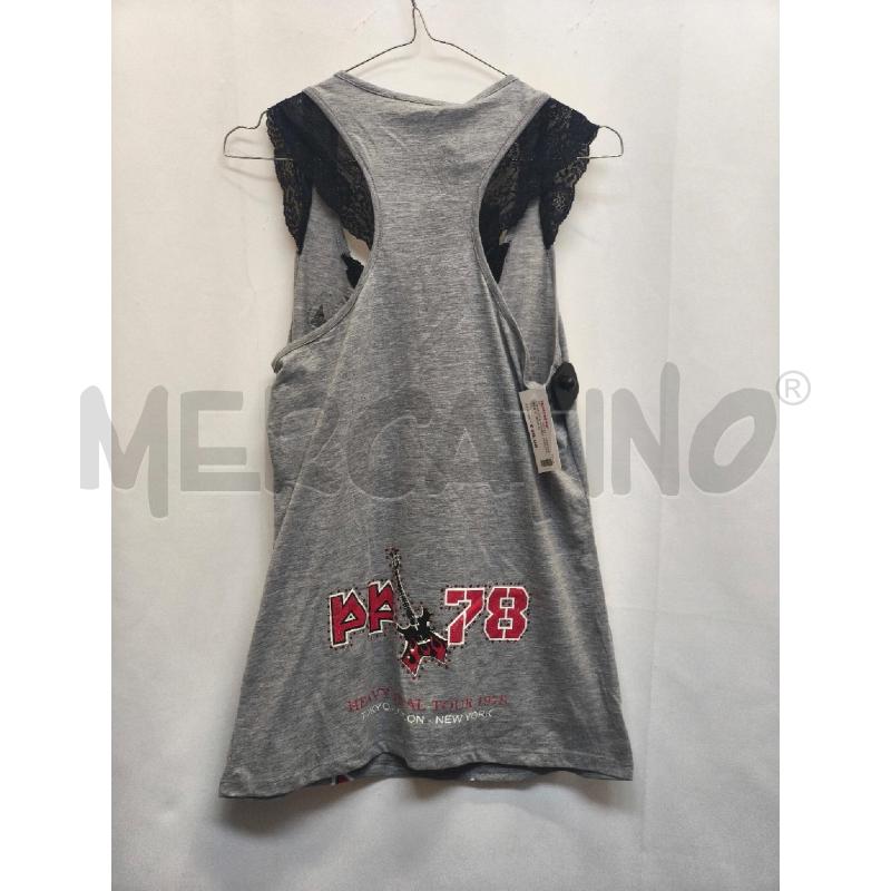 CANOTTA DONNA PHILIPP PLEIN GRIGIO  | Mercatino dell'Usato Volpago del montello 4