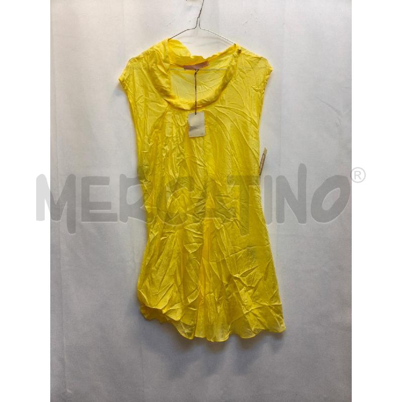 CANOTTA DONNA TROU AUXBICHES GIALLA %100SETA | Mercatino dell'Usato Volpago del montello 1
