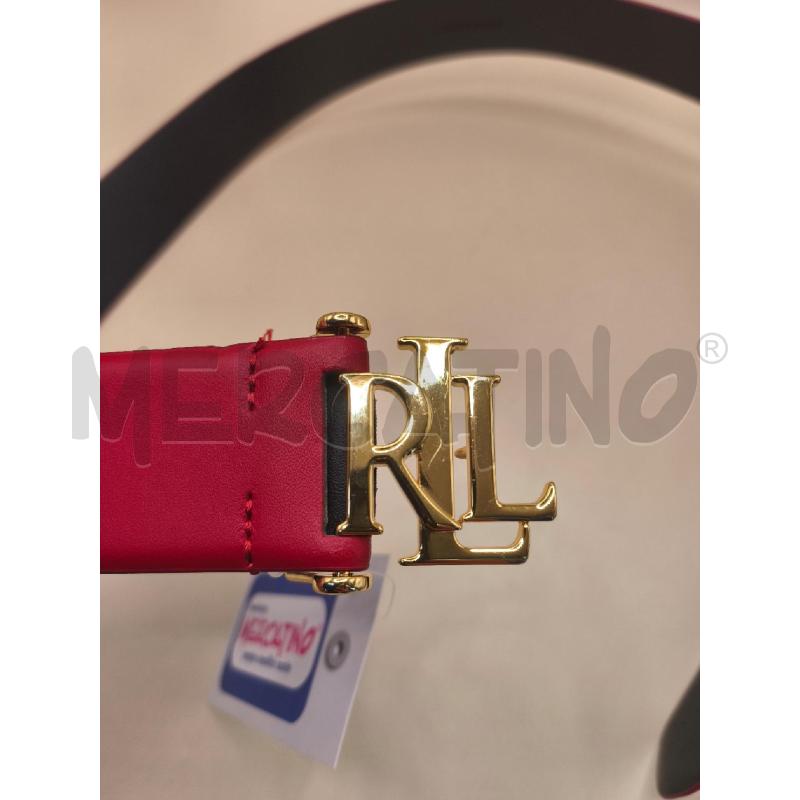 CINTURA DONNA LAUREN RALPH  ROSSA  | Mercatino dell'Usato Volpago del montello 2