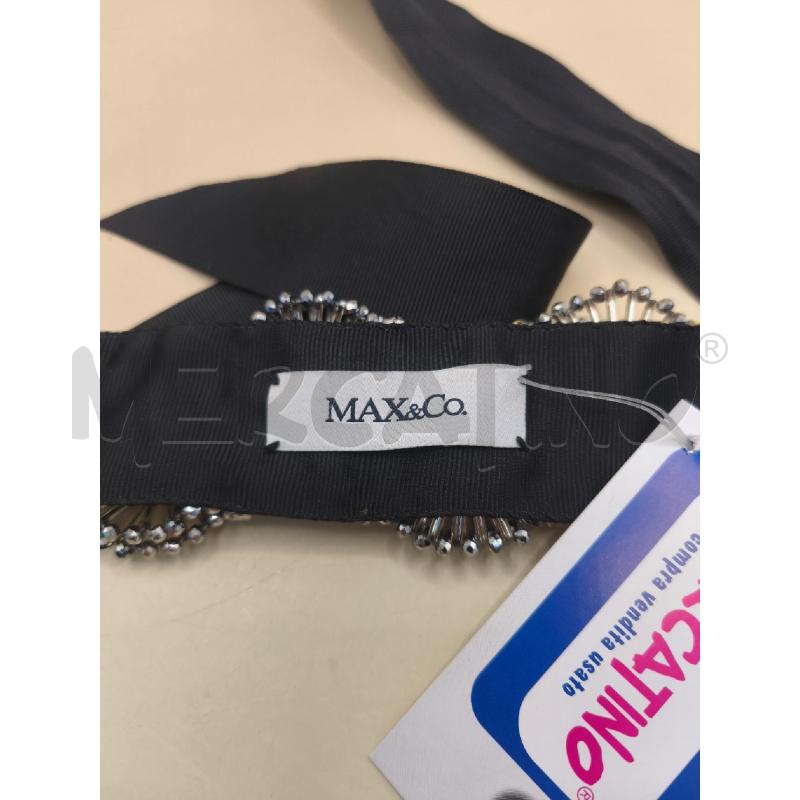CINTURA DONNA MAX CO NERA STRAS DAVANTI  | Mercatino dell'Usato Volpago del montello 3