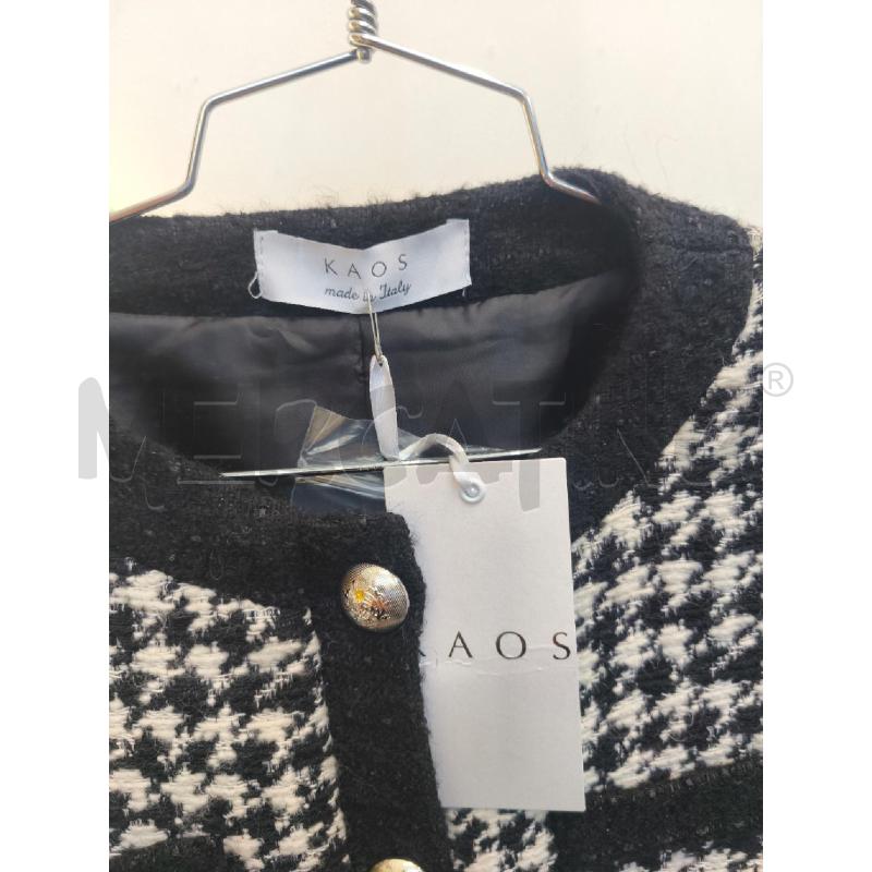 COMPLETO DONNA KAOS NERO BIANCO PANTALONCINI CORTI  | Mercatino dell'Usato Volpago del montello 2