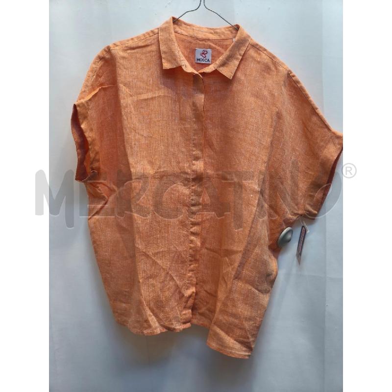 COMPLETO DONNA MOSCA 100 % LINO ARANCIONE | Mercatino dell'Usato Volpago del montello 1