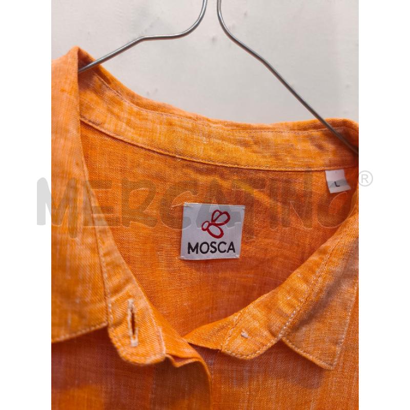 COMPLETO DONNA MOSCA 100 % LINO ARANCIONE | Mercatino dell'Usato Volpago del montello 2