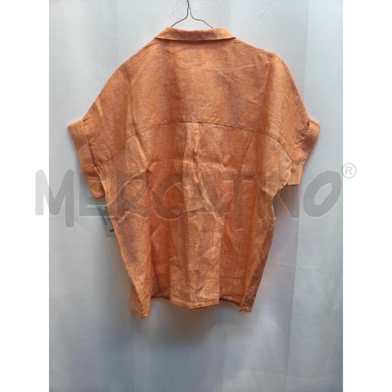 COMPLETO DONNA MOSCA 100 % LINO ARANCIONE | Mercatino dell'Usato Volpago del montello 3