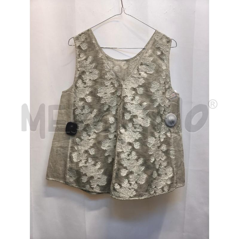COMPLETO DONNA TANDEM GRIGIO FIORI BIANCI  | Mercatino dell'Usato Volpago del montello 2