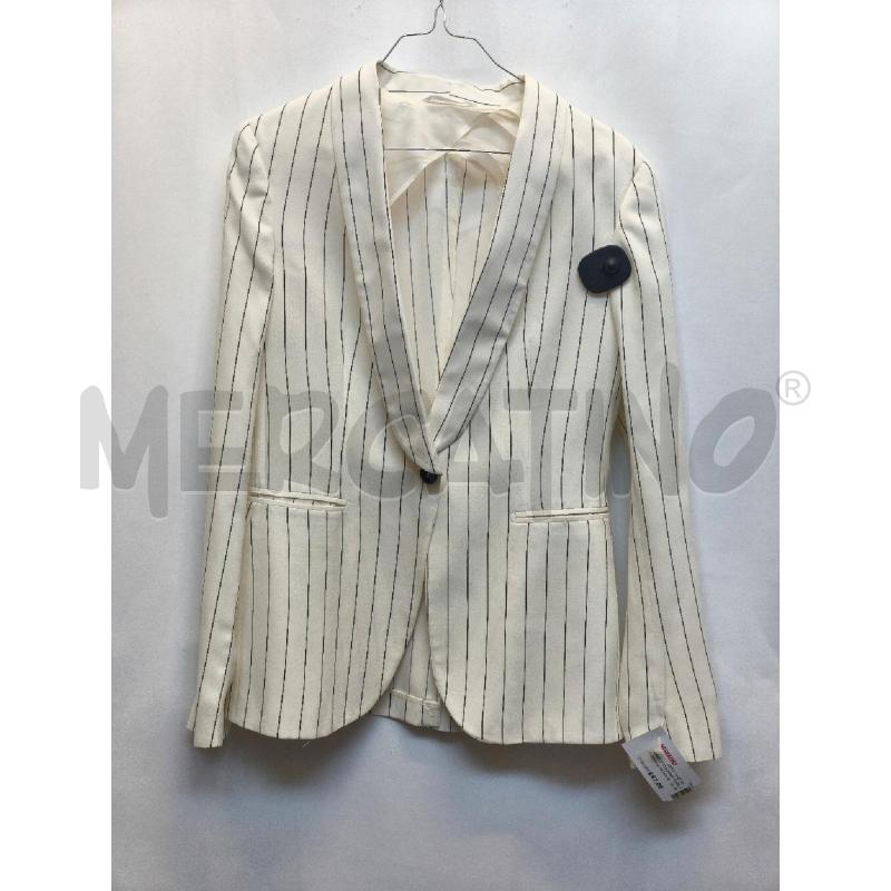 COMPLETO DONNA TONELLO BIANCO GESSATO  | Mercatino dell'Usato Volpago del montello 1
