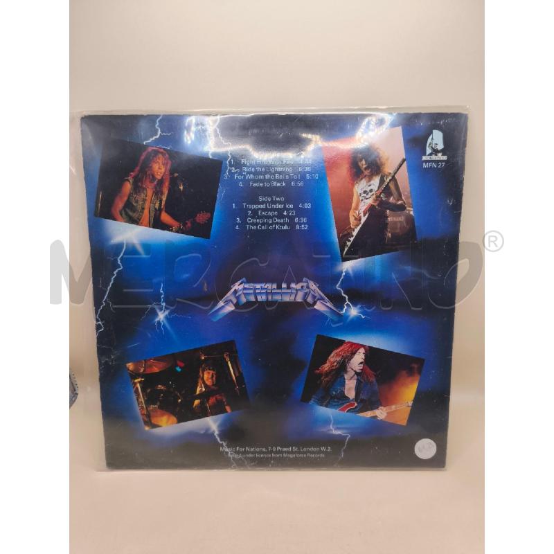 DISCO METALLICA RIDE THE LIGHTNING  | Mercatino dell'Usato Volpago del montello 2
