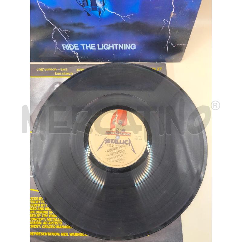 DISCO METALLICA RIDE THE LIGHTNING  | Mercatino dell'Usato Volpago del montello 4