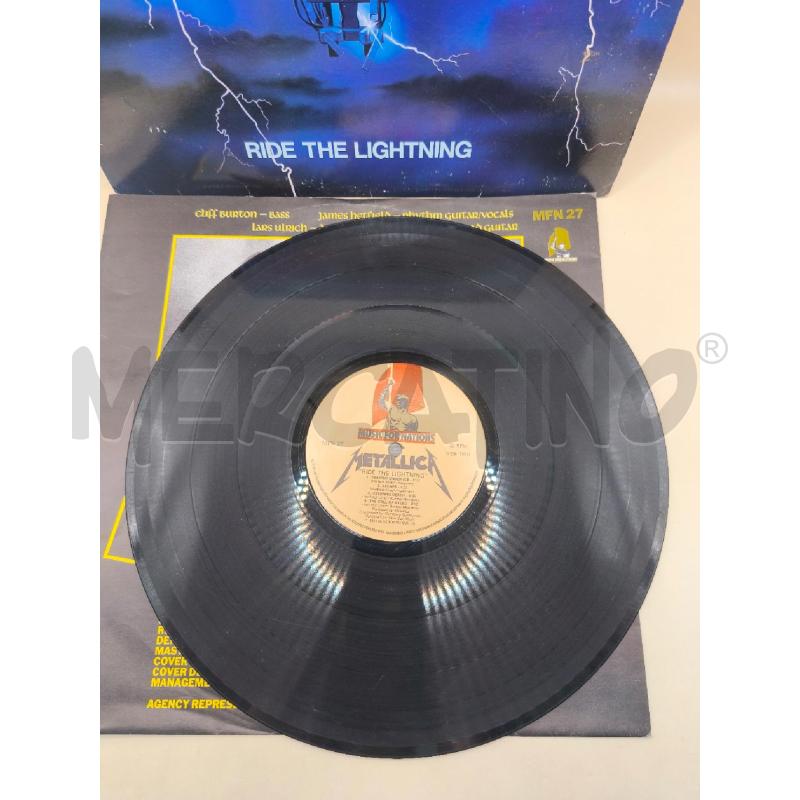 DISCO METALLICA RIDE THE LIGHTNING  | Mercatino dell'Usato Volpago del montello 5