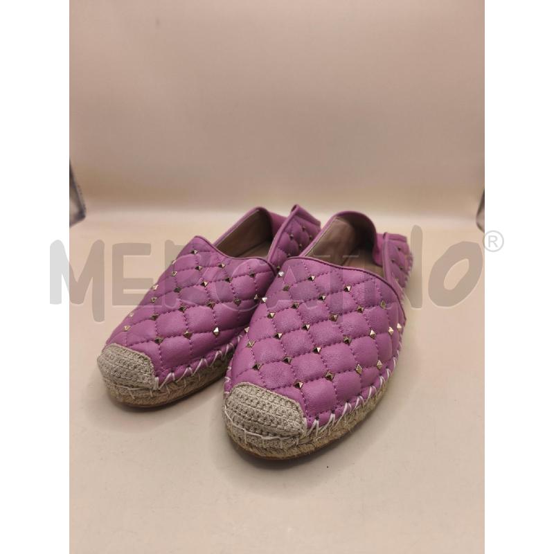 ESPADRILLAS DONNA VALENTINO ROSA PELLE  | Mercatino dell'Usato Volpago del montello 1