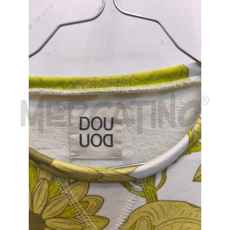 FELPA BAMBINA DOU DOU FIORI VERDE  | Mercatino dell'Usato Volpago del montello 2