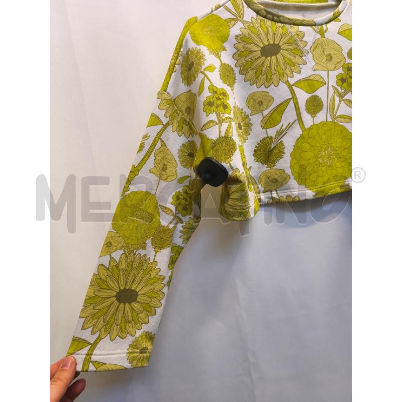 FELPA BAMBINA DOU DOU FIORI VERDE  | Mercatino dell'Usato Volpago del montello 3