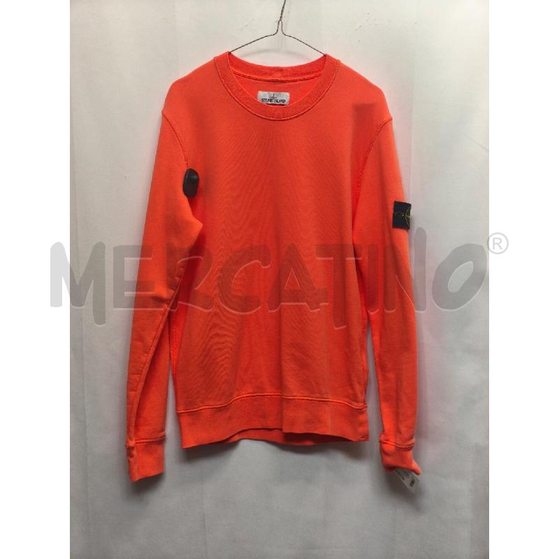 FELPA UOMO STONE ISLAND ARANCIO  | Mercatino dell'Usato Volpago del montello 1