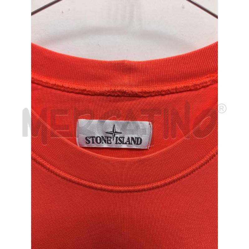 FELPA UOMO STONE ISLAND ARANCIO  | Mercatino dell'Usato Volpago del montello 2