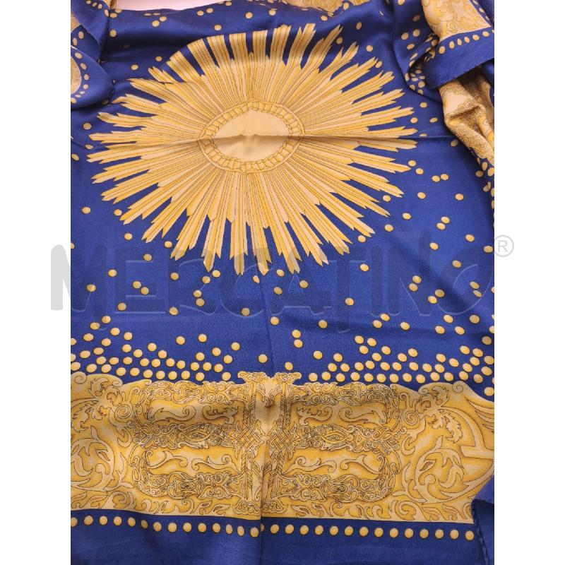 FOULARD BALENCIAGA BLU GIALLO  | Mercatino dell'Usato Volpago del montello 2