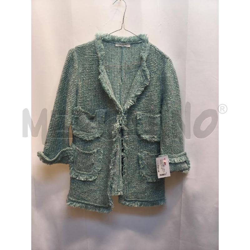 GIACCA DONNA CHARLOTT AZZURRA FILO ARGENTO  | Mercatino dell'Usato Volpago del montello 1