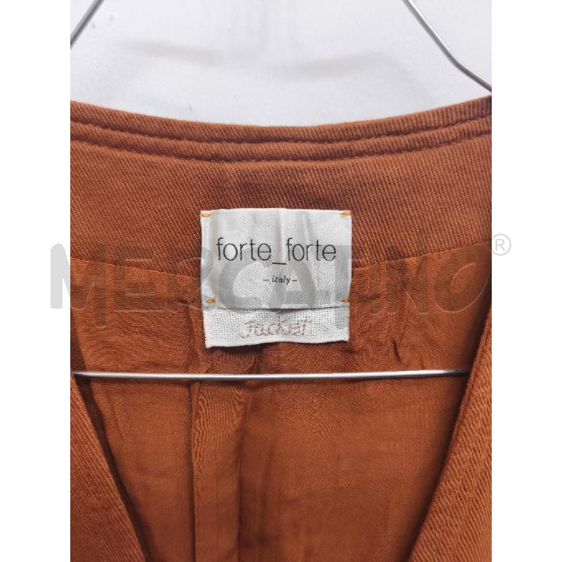 GIACCA DONNA FORTE FORTE MARRONE  | Mercatino dell'Usato Volpago del montello 2