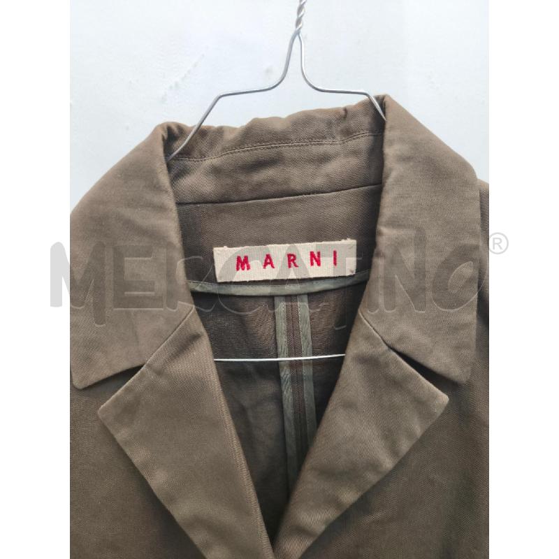 GIACCA DONNA MARNI MARRONE SCURO  | Mercatino dell'Usato Volpago del montello 2