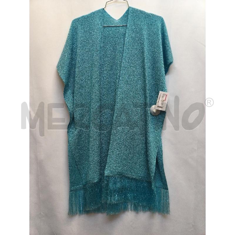 GILET DONNA CHARLOTT AZZURRO GLITER  | Mercatino dell'Usato Volpago del montello 1