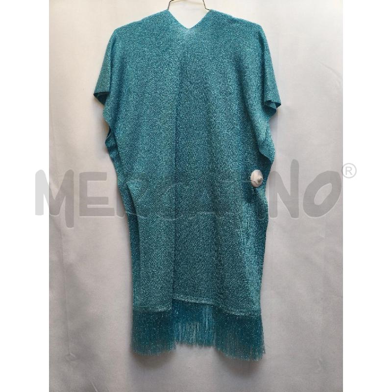 GILET DONNA CHARLOTT AZZURRO GLITER  | Mercatino dell'Usato Volpago del montello 3